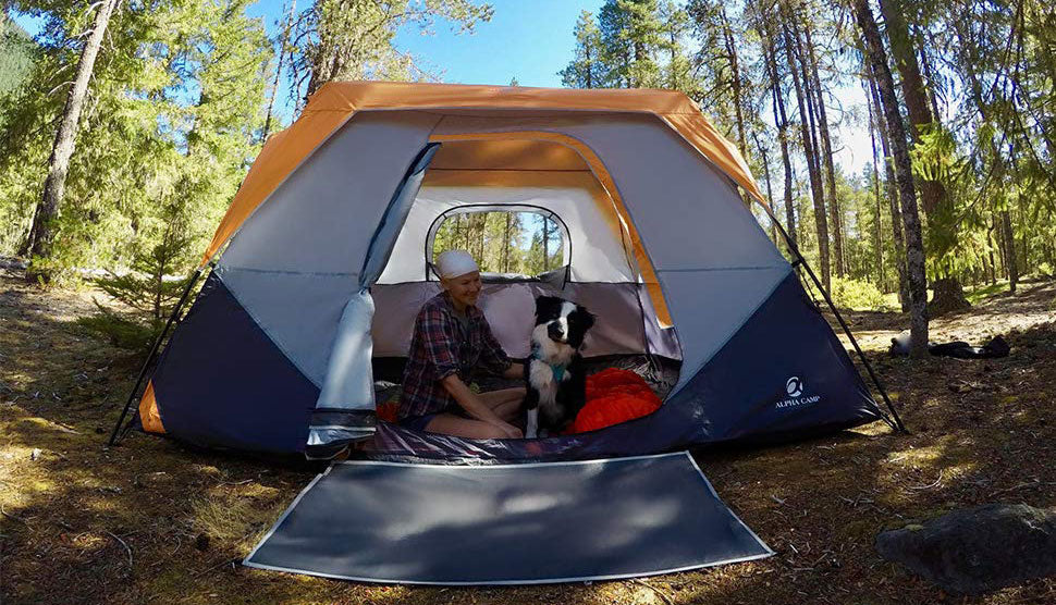 ALPHA CAMP 8 Person Instant Family Camping Tent – Ucozyhome
