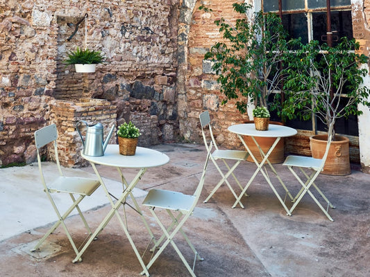 Make the most of your patio this summer: Create inviting spaces with furniture that encourages you to spend time outside.  