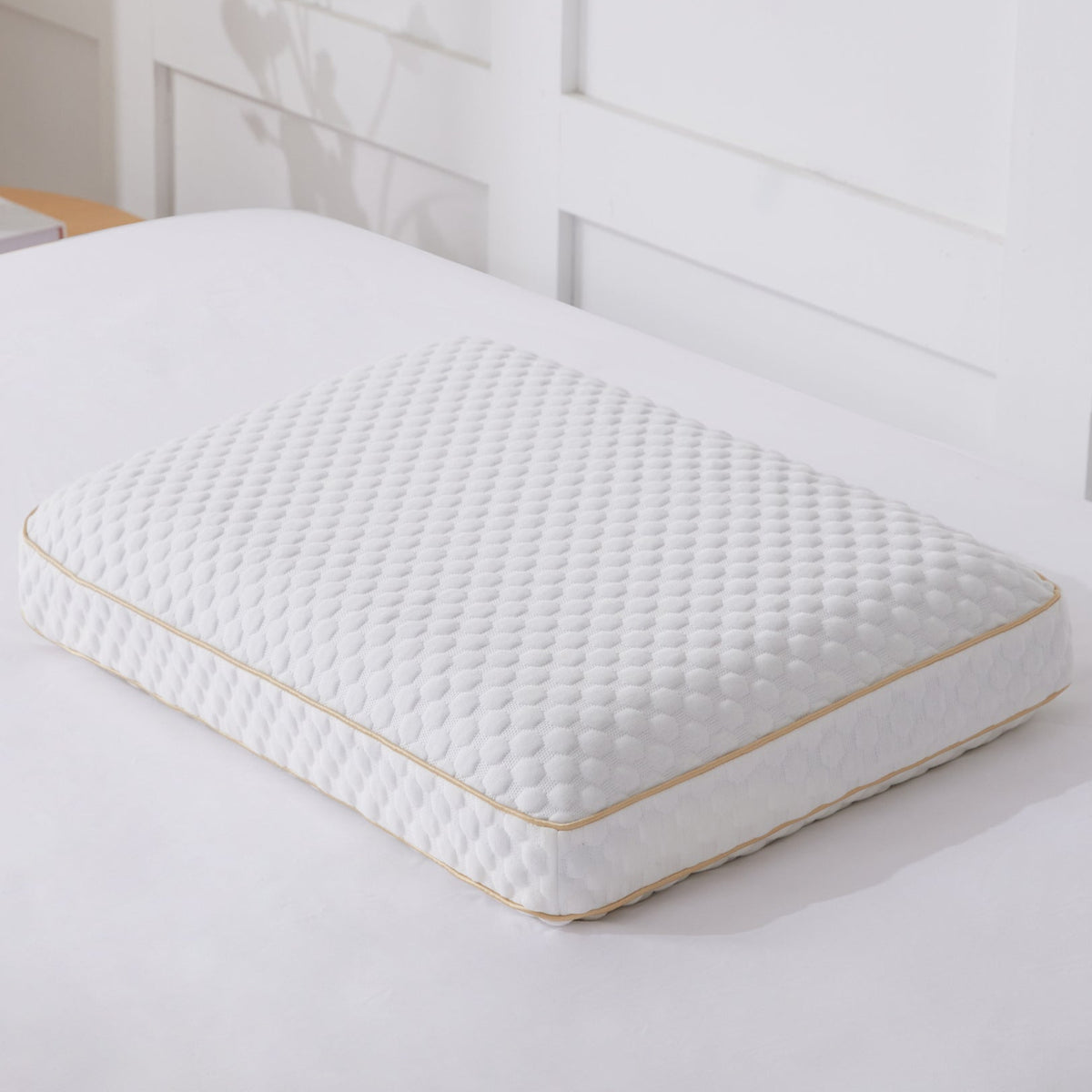 Ergonomic Dual-Firmness Memory Foam Pillow with Better Support