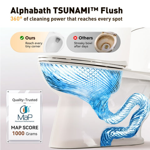 Two-piece Single/Dual Flush 17" Elongated Standard Bathroom Toilet
