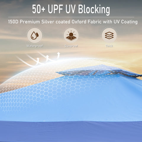 13' x 13' Pop-up Instant Shelter Outdoor Canopy with Wheeled Bag