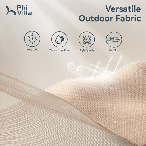 15ft Double-Sided Extra Large Patio Twin Umbrella (Base Included)