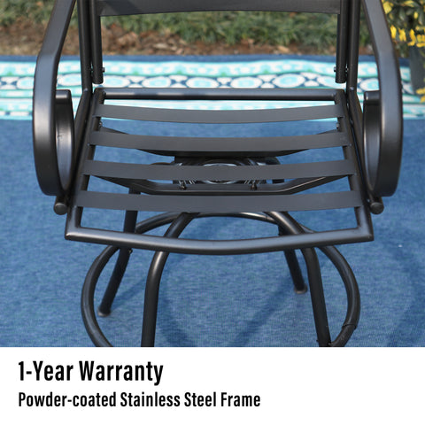 PHI VILLA 46"Classic Pattern Back High Bar Stool