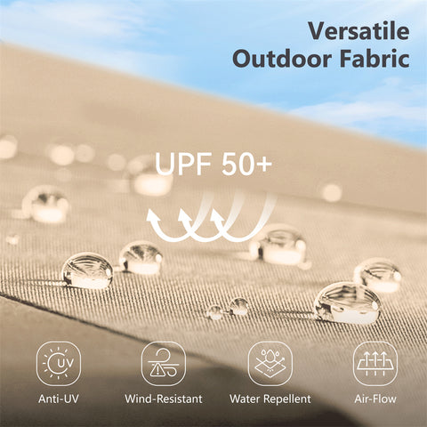 10ft Square/ Rectangular Patio Cantilever Offset Umbrellas for Garden, Pool