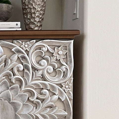 Vintage & Luxury Accent Storage Cabinet