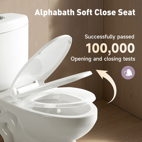 Two-piece Single/Dual Flush 17" Elongated Standard Bathroom Toilet