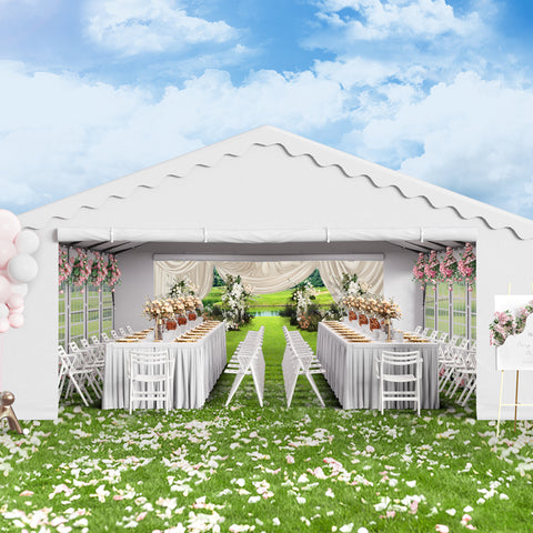 20'x40' Tent for Party Large Wedding Birthday Party Event Canopy Shelters with Heavy Duty Design Includes Carry Bag