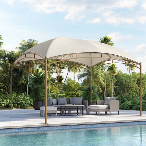 Stylish 10' X 13' Patio Canopy Tent for Outdoor Relaxation and Barbecues