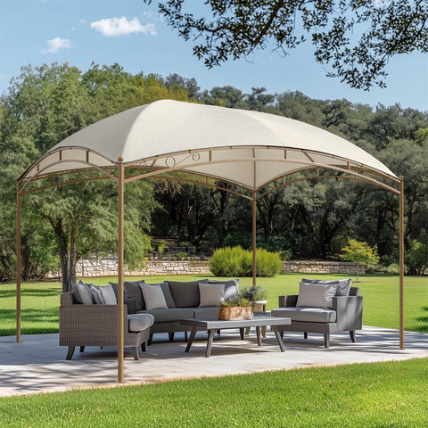 Stylish 10' X 13' Patio Canopy Tent for Outdoor Relaxation and Barbecues