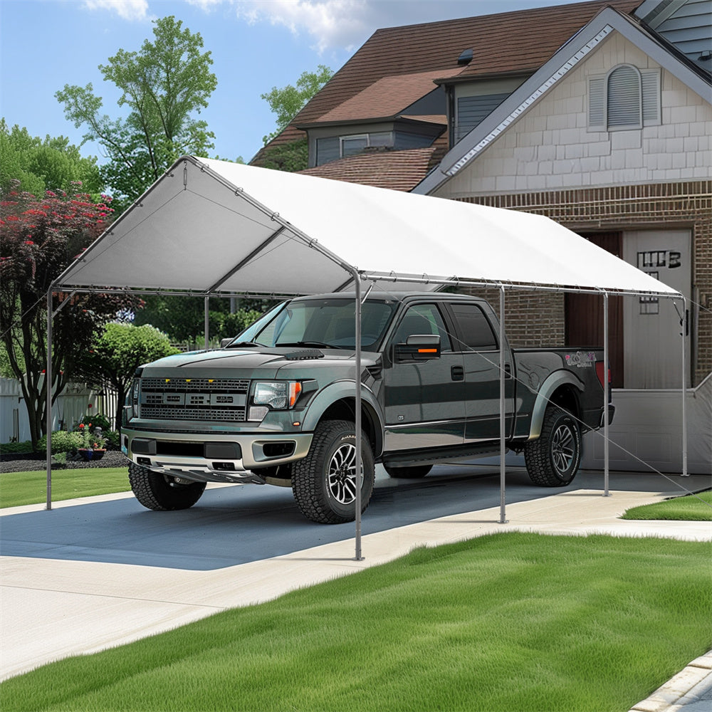 12x20 ft Carport Replacement Top Canopy Cover for Car Garage Shelter Tent Party Tent