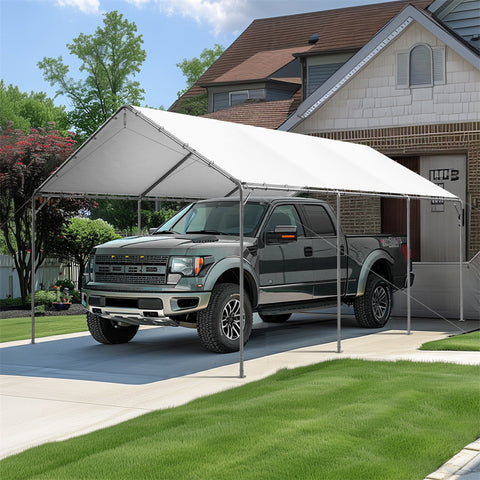 12x20 ft Carport Replacement Top Canopy Cover for Car Garage Shelter Tent Party Tent