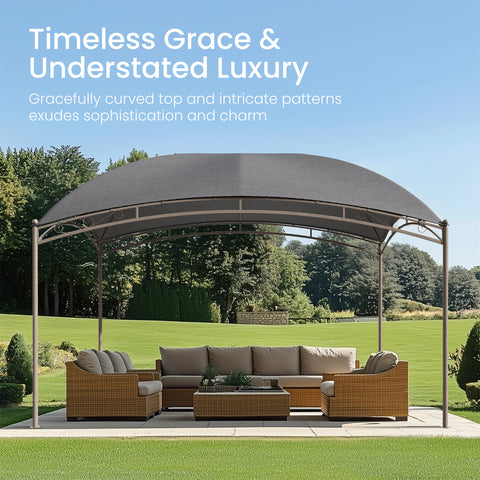 Stylish 10' X 13' Patio Canopy Tent for Outdoor Relaxation and Barbecues