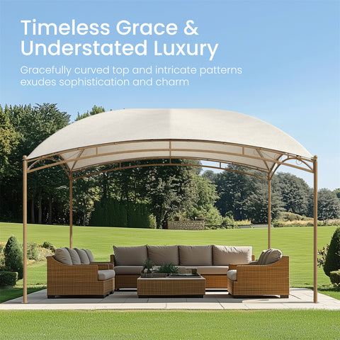 Stylish 10' X 13' Patio Canopy Tent for Outdoor Relaxation and Barbecues