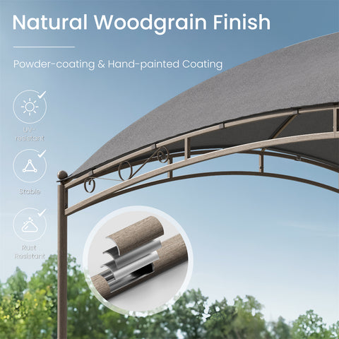 Stylish 10' X 13' Patio Canopy Tent for Outdoor Relaxation and Barbecues