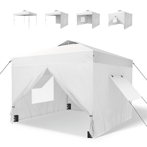 10'x10' Pop-up Tent with Vents Top for Camping Party and Barbecue