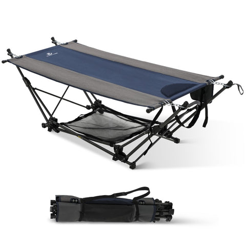 Portable Hammock Bed with Stand for Patio