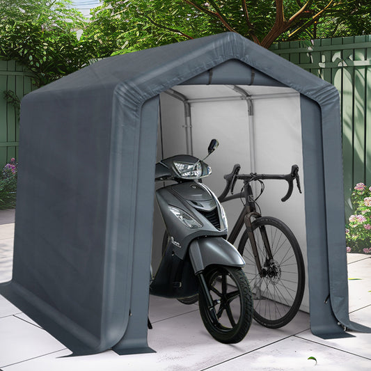 Outdoor Portable Storage Shelter Shed Garage with Vents Carport