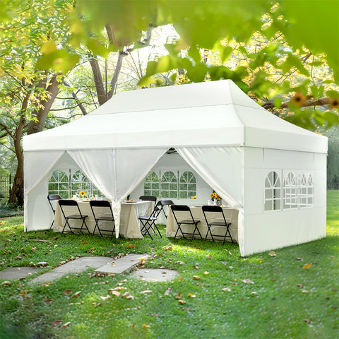 Party Tent Outdoor Gazebo Wedding Canopy with Multi-purpose
