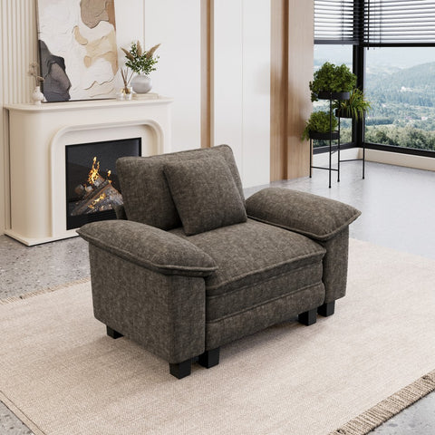Cloud-Like Chenille Living Room Sofa Couch