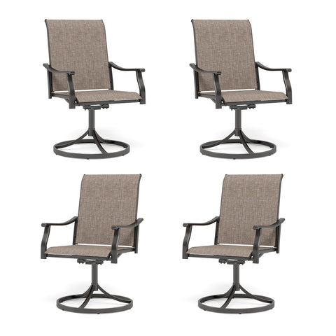Fixed & Swivel Ergo Sling Patio Chairs