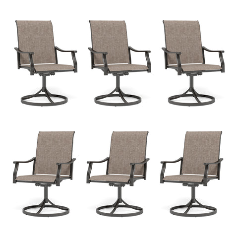 Fixed & Swivel Ergo Sling Patio Chairs