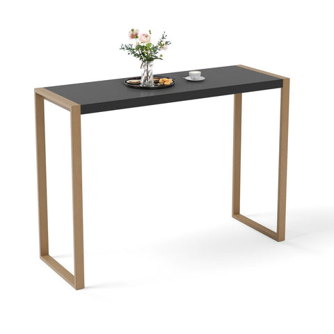 All-Weather Outdoor Bar Table with Sea Stone Design