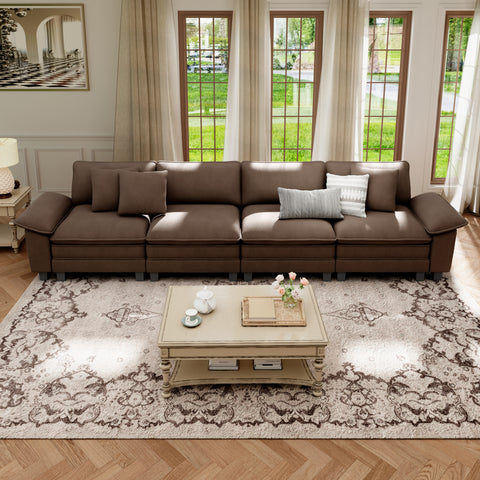 Cloud-Like Chenille Living Room Sofa Couch