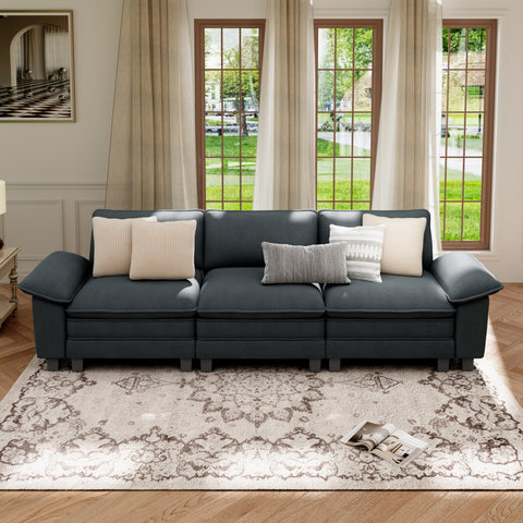 Cloud-Like Chenille Living Room Sofa Couch