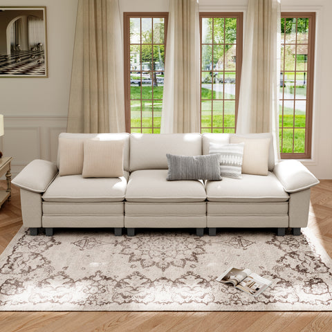 Cloud-Like Chenille Living Room Sofa Couch