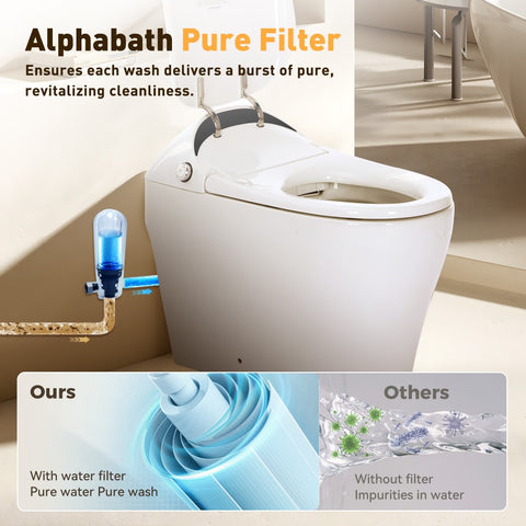 TSUNAMI FLUSH One Piece Smart Bidet Toilet With Unique Health Care Wash Mode