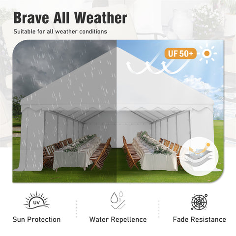 Party Tent Outdoor Gazebo Wedding Canopy with Multi-purpose