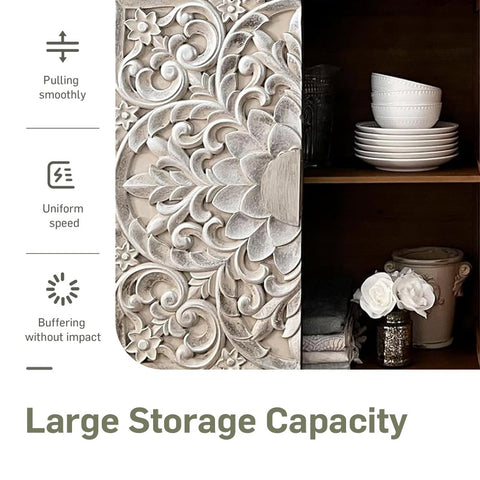 Vintage & Luxury Accent Storage Cabinet