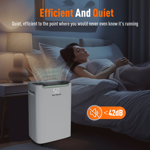High Efficiency Home Dehumidifier with 3 Modes for Large Room