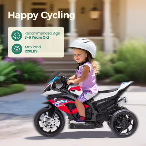 BMW Licensed Kids Electric Motorcycle – 12V Ride-On Toy for Toddlers