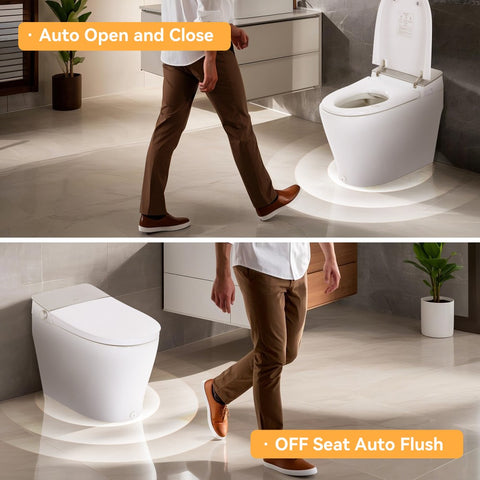 TSUNAMI FLUSH One Piece Smart Bidet Toilet With Unique Health Care Wash Mode