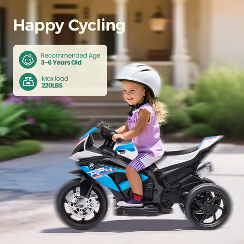 BMW Licensed Kids Electric Motorcycle – 12V Ride-On Toy for Toddlers