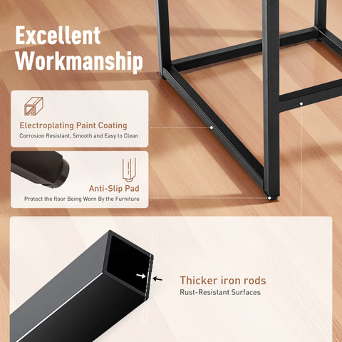 24 Inch Counter Height PU Leather Bar Stool with Backrest