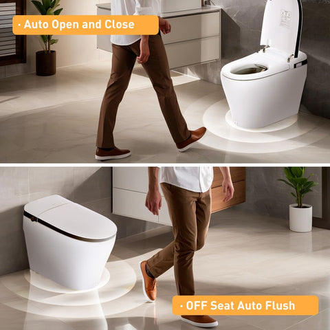 TSUNAMI FLUSH One Piece Smart Bidet Toilet With Unique Health Care Wash Mode