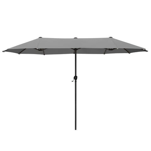 13ft Large Double-Sided Outdoor Patio Umbrella