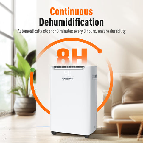 High Efficiency Home Dehumidifier with 3 Modes for Large Room