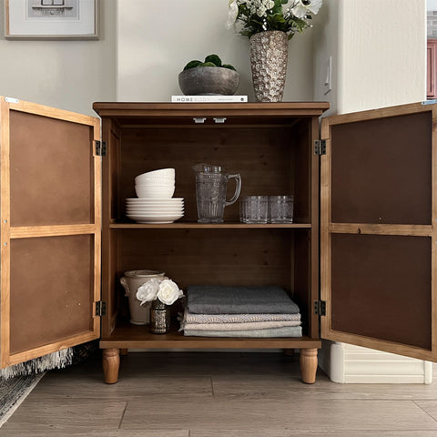 Vintage & Luxury Accent Storage Cabinet