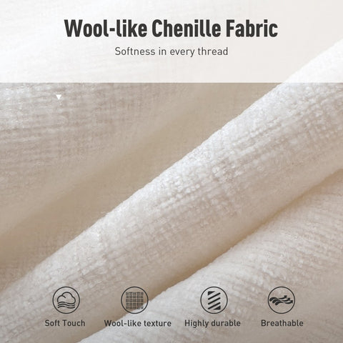 Cloud-Like Chenille Living Room Sofa Couch