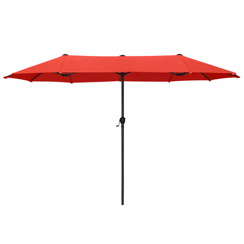 13ft Large Double-Sided Outdoor Patio Umbrella