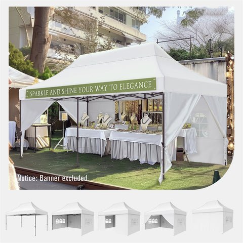 Party Tent Outdoor Gazebo Wedding Canopy with Multi-purpose