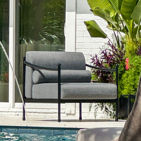 5-Seater Outdoor Conversation Sofa Set with Extra Thick Cushion and 2 Coffee Table