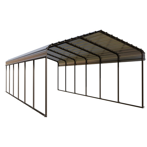 Heavy Duty Carport with Galvanized Steel Roof Multi-Purpose Shelter