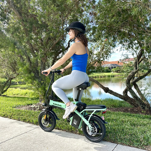 Kiddokidz 14” Foldable Electric Bike with 500W Peak Motor and 3 Riding Modes