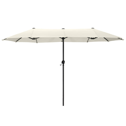 13ft Large Double-Sided Outdoor Patio Umbrella