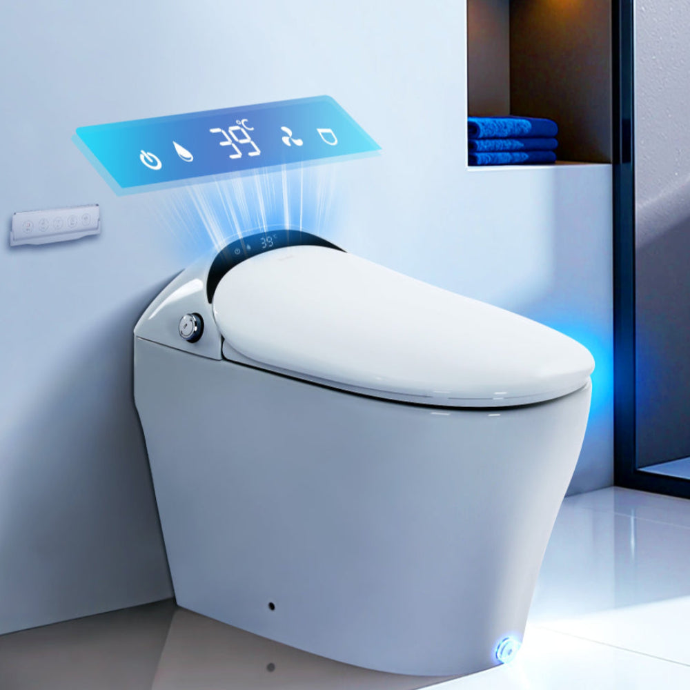 One Piece Elongated Toilet with Built-in Tank
