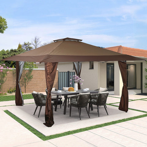 13' x 13' Pop-up Canopy Party Gazebo for Outdoor Patio Garden Events